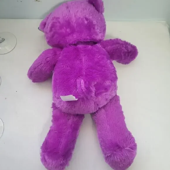 Kelly Toy Kuddle Me 17" Purple Bear Plush  33126-2PL6 - Picture 3 of 6